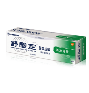 舒酸定長效抗敏牙膏-清涼薄荷